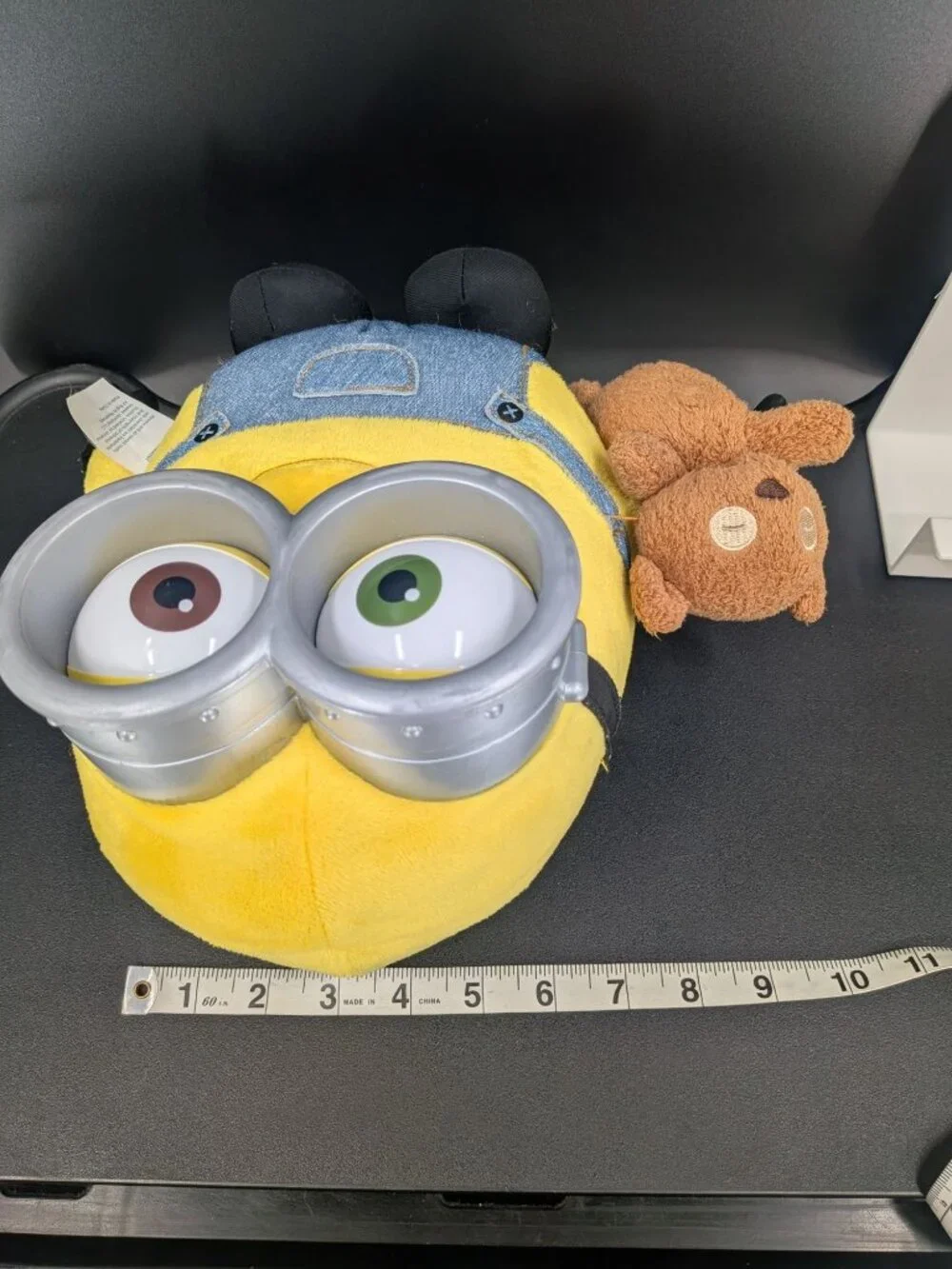 Universal Studios Bob Minions Light Up Talks Plush W/ Teddy Bear Illumination 9